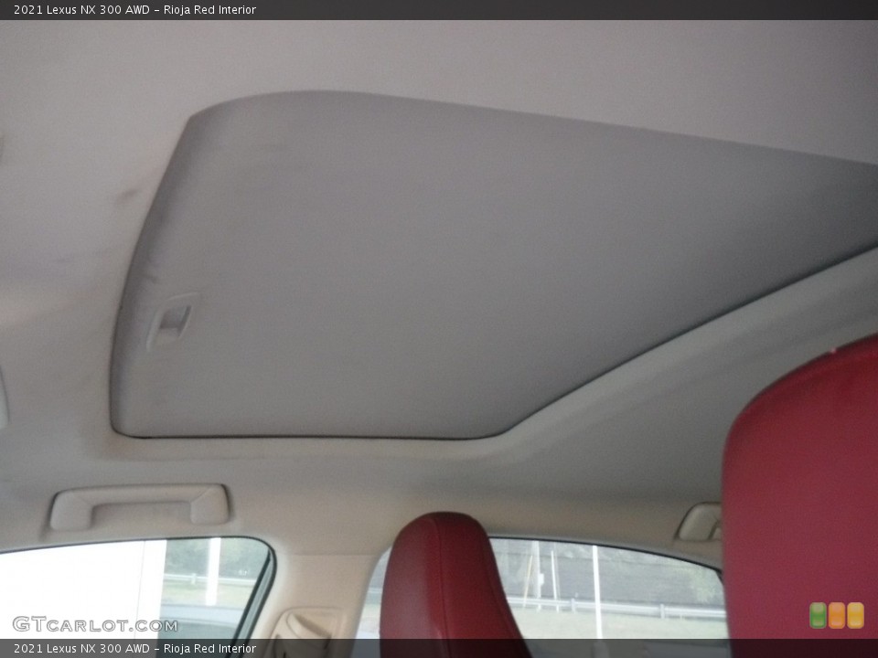Rioja Red Interior Sunroof for the 2021 Lexus NX 300 AWD #146576620