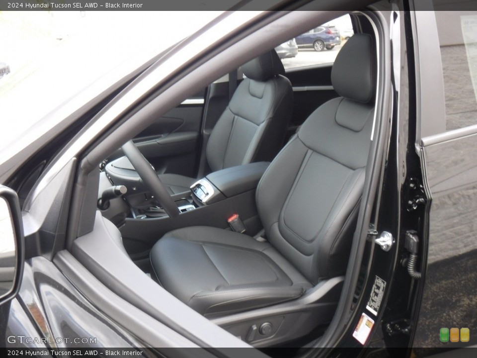 Black Interior Front Seat for the 2024 Hyundai Tucson SEL AWD #146578407