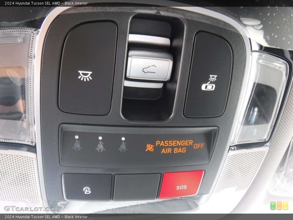 Black Interior Controls for the 2024 Hyundai Tucson SEL AWD #146578477