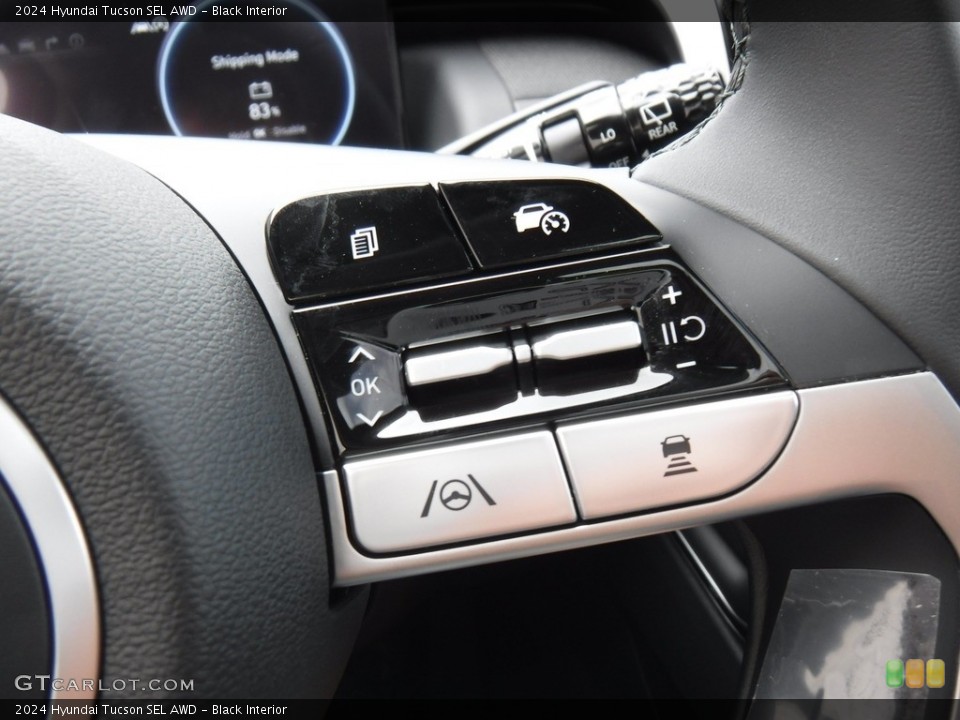 Black Interior Steering Wheel for the 2024 Hyundai Tucson SEL AWD #146578500