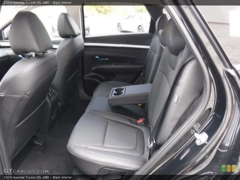 Black Interior Rear Seat for the 2024 Hyundai Tucson SEL AWD #146578506