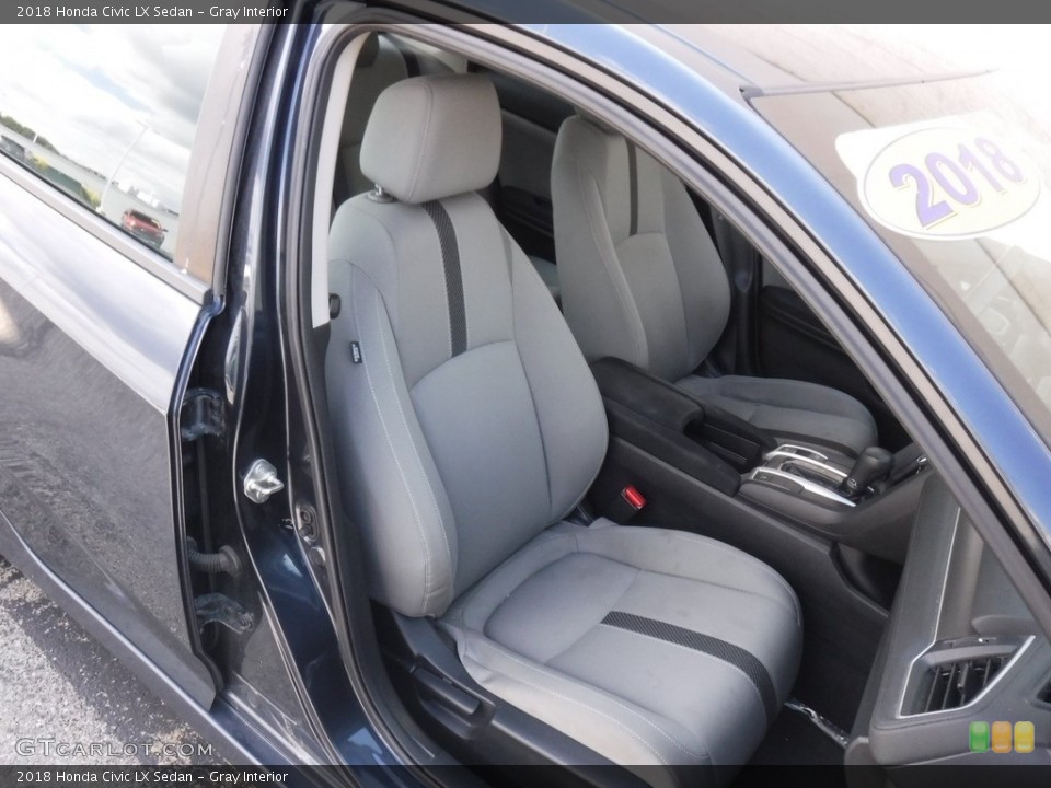 Gray Interior Photo for the 2018 Honda Civic LX Sedan #146578711