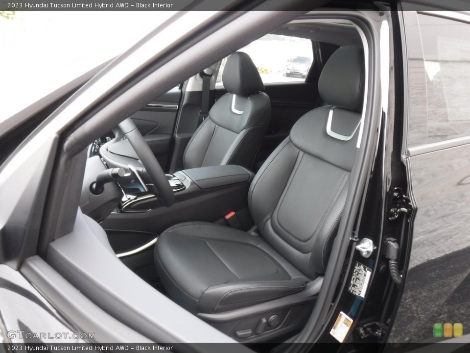 Black Interior Front Seat for the 2023 Hyundai Tucson Limited Hybrid AWD #146578826