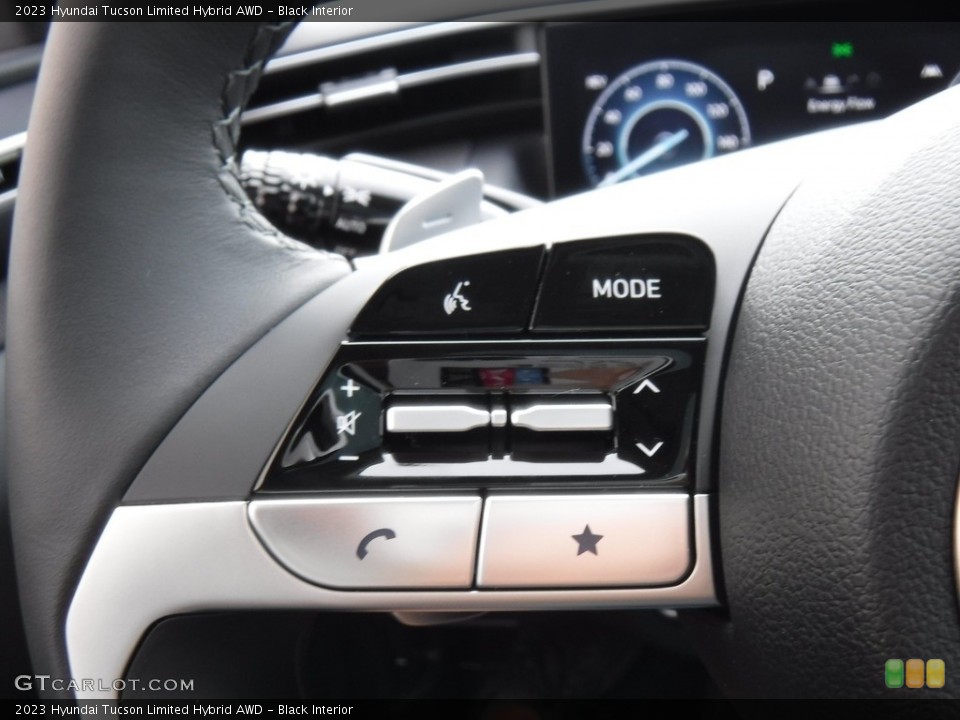 Black Interior Steering Wheel for the 2023 Hyundai Tucson Limited Hybrid AWD #146578898