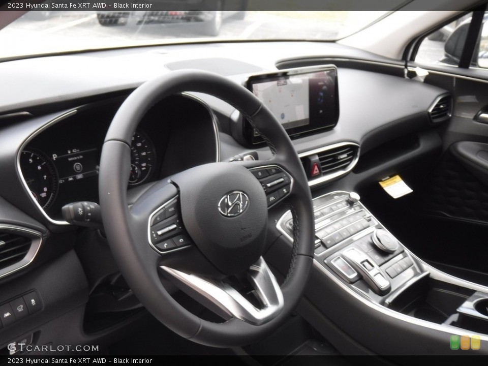 Black Interior Dashboard for the 2023 Hyundai Santa Fe XRT AWD #146579011