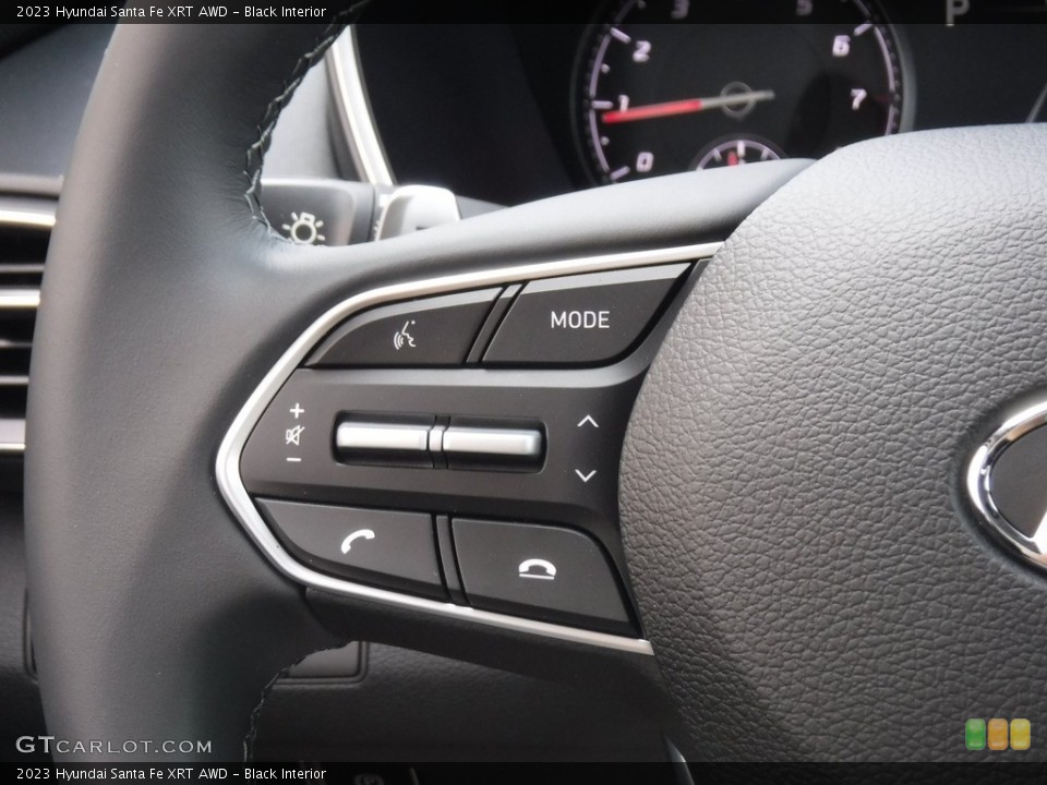 Black Interior Steering Wheel for the 2023 Hyundai Santa Fe XRT AWD #146579086