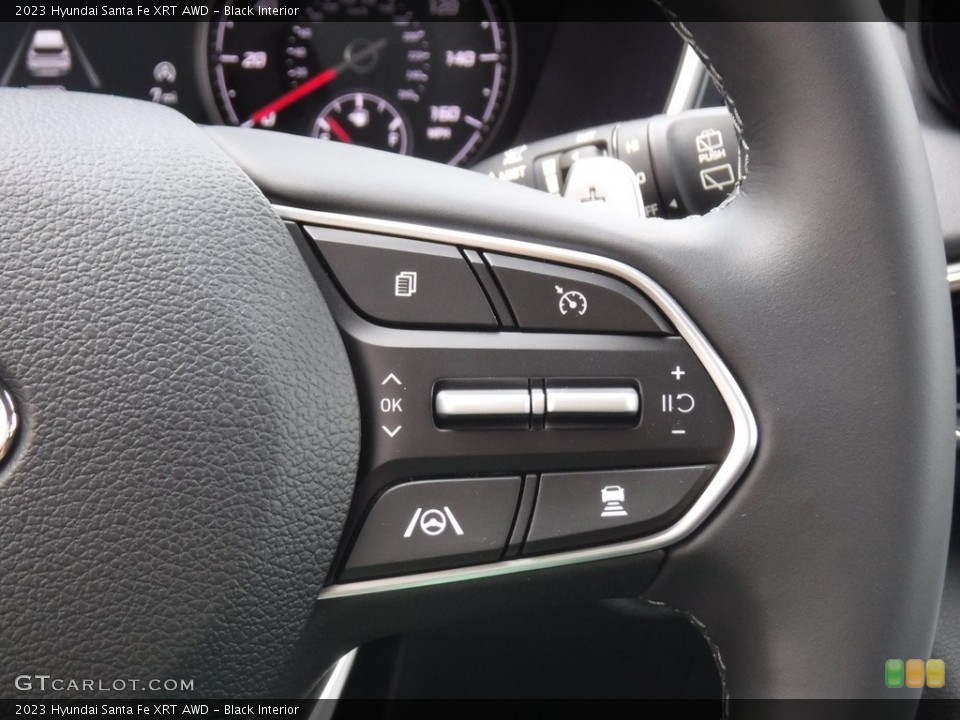 Black Interior Steering Wheel for the 2023 Hyundai Santa Fe XRT AWD #146579092