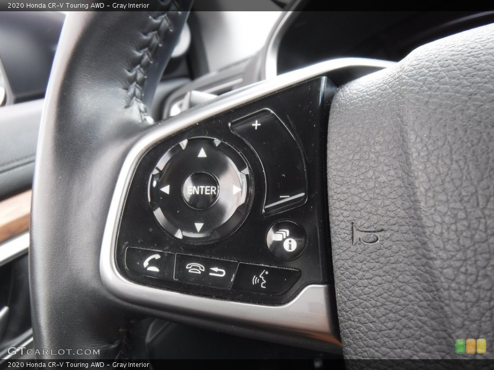 Gray Interior Steering Wheel for the 2020 Honda CR-V Touring AWD #146579226