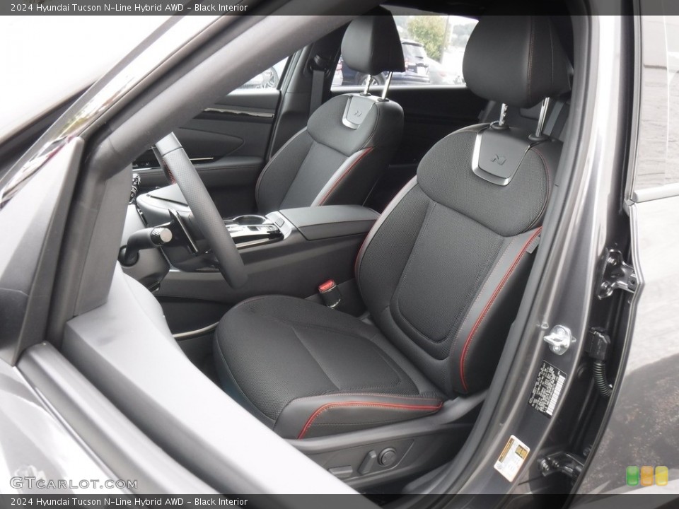 Black Interior Front Seat for the 2024 Hyundai Tucson N-Line Hybrid AWD #146579673