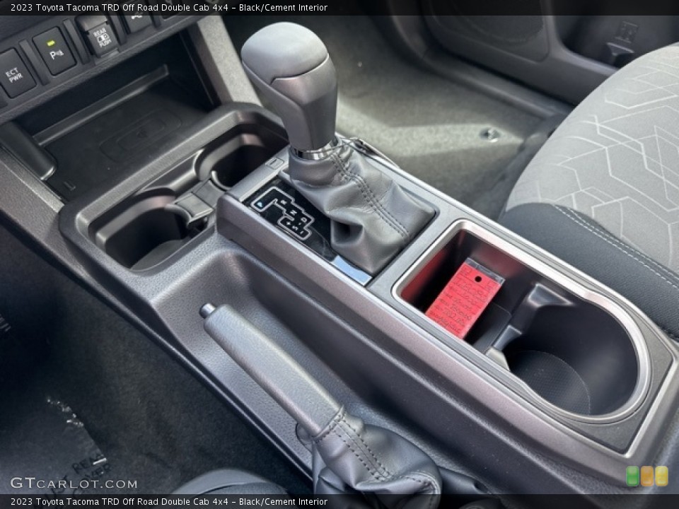 Black/Cement Interior Transmission for the 2023 Toyota Tacoma TRD Off Road Double Cab 4x4 #146579697