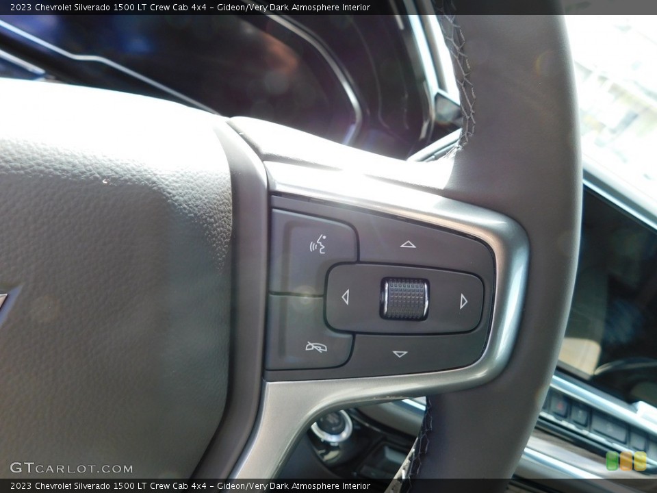 Gideon/Very Dark Atmosphere Interior Steering Wheel for the 2023 Chevrolet Silverado 1500 LT Crew Cab 4x4 #146579892