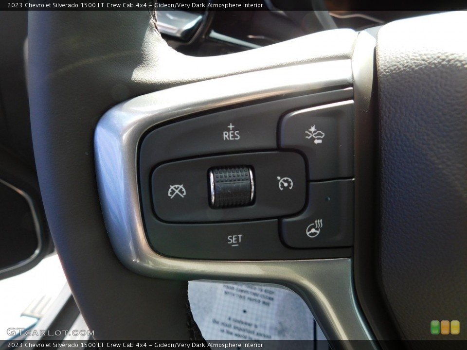 Gideon/Very Dark Atmosphere Interior Steering Wheel for the 2023 Chevrolet Silverado 1500 LT Crew Cab 4x4 #146579898