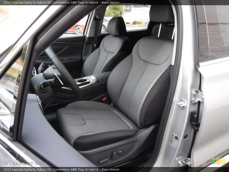 Black Interior Photo for the 2023 Hyundai Santa Fe Hybrid SEL Convenience AWD Plug-In Hybrid #146580069