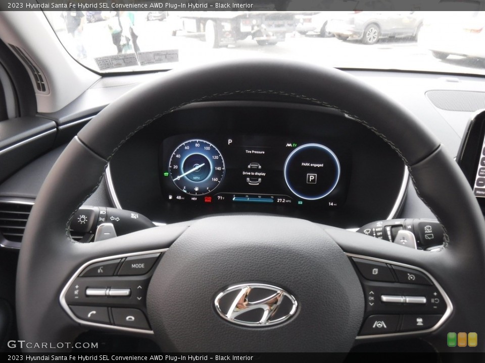 Black Interior Gauges for the 2023 Hyundai Santa Fe Hybrid SEL Convenience AWD Plug-In Hybrid #146580126