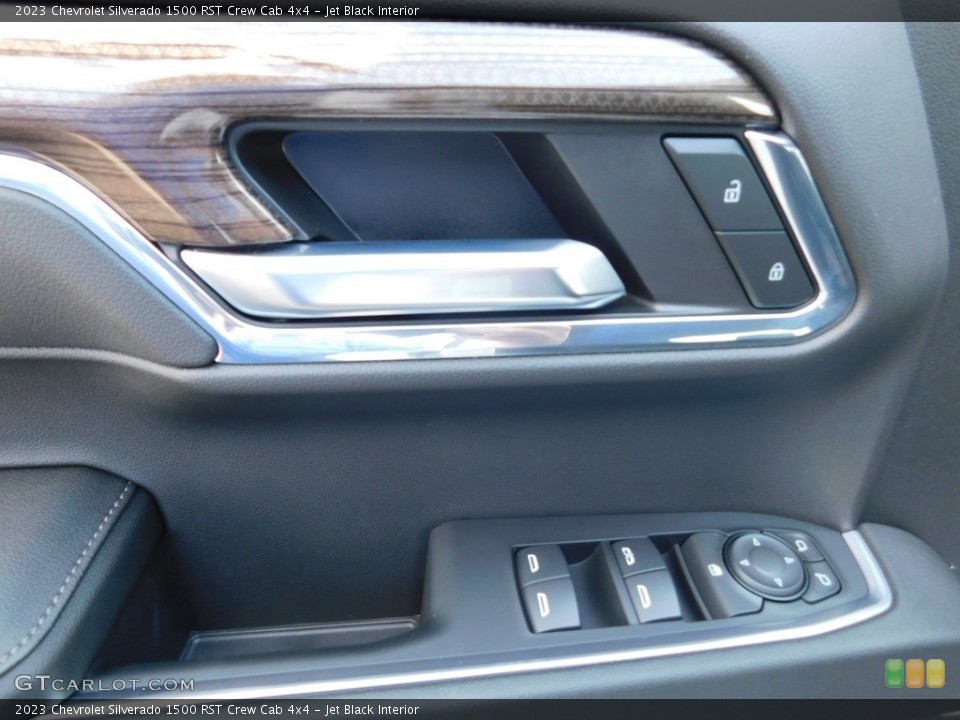 Jet Black Interior Door Panel for the 2023 Chevrolet Silverado 1500 RST Crew Cab 4x4 #146580153