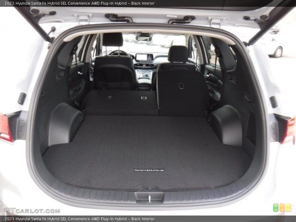 Black Interior Trunk for the 2023 Hyundai Santa Fe Hybrid SEL Convenience AWD Plug-In Hybrid #146580162