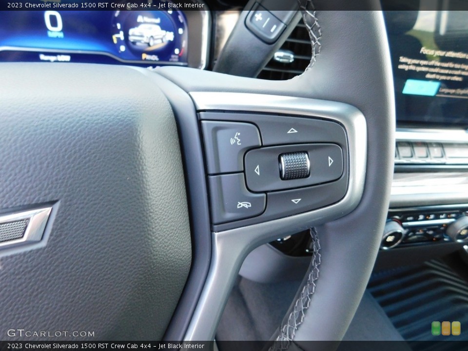 Jet Black Interior Steering Wheel for the 2023 Chevrolet Silverado 1500 RST Crew Cab 4x4 #146580191