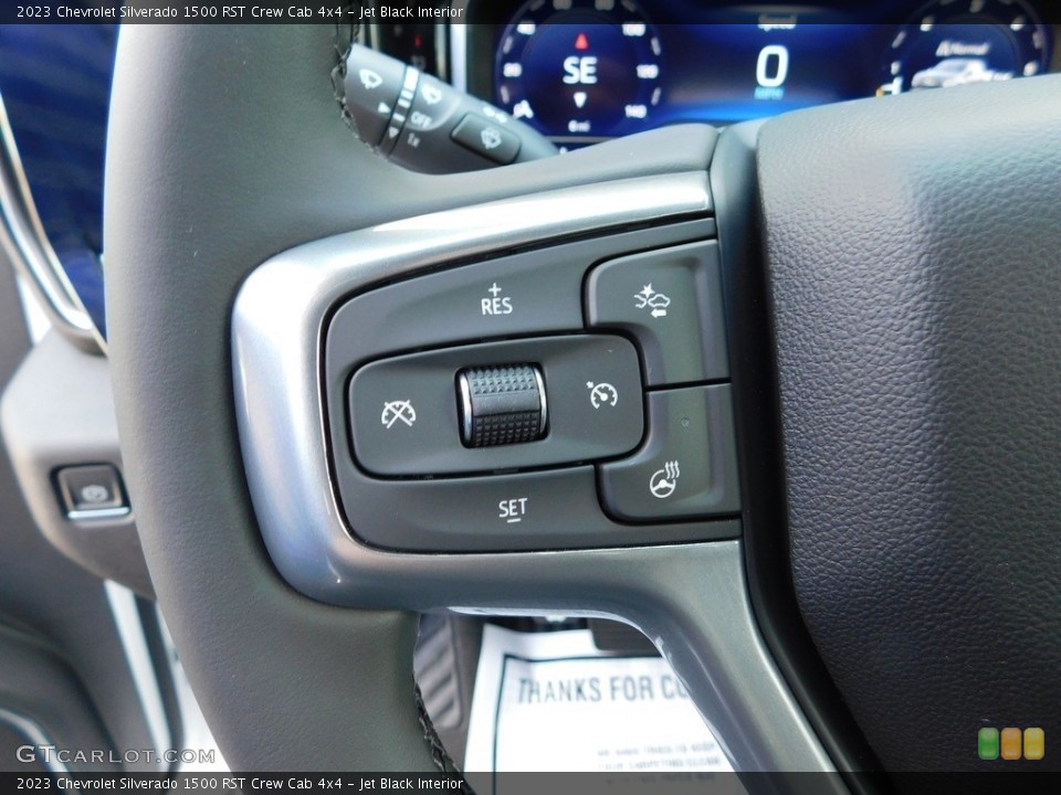 Jet Black Interior Steering Wheel for the 2023 Chevrolet Silverado 1500 RST Crew Cab 4x4 #146580198