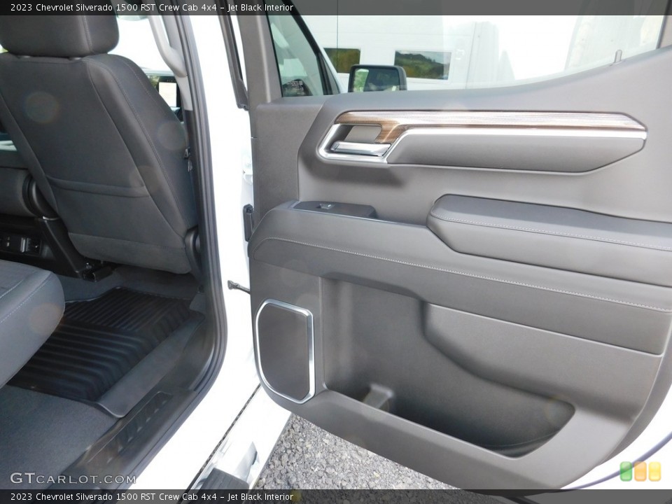 Jet Black Interior Door Panel for the 2023 Chevrolet Silverado 1500 RST Crew Cab 4x4 #146580291