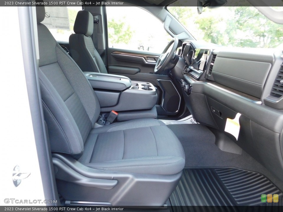 Jet Black 2023 Chevrolet Silverado 1500 Interiors