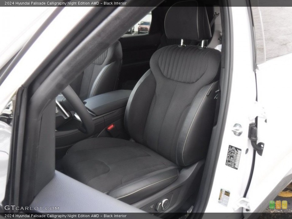 Black Interior Front Seat for the 2024 Hyundai Palisade Calligraphy Night Edition AWD #146580468