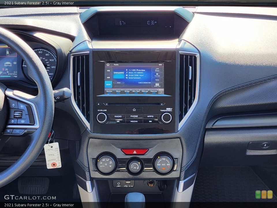 Gray Interior Dashboard for the 2021 Subaru Forester 2.5i #146580780