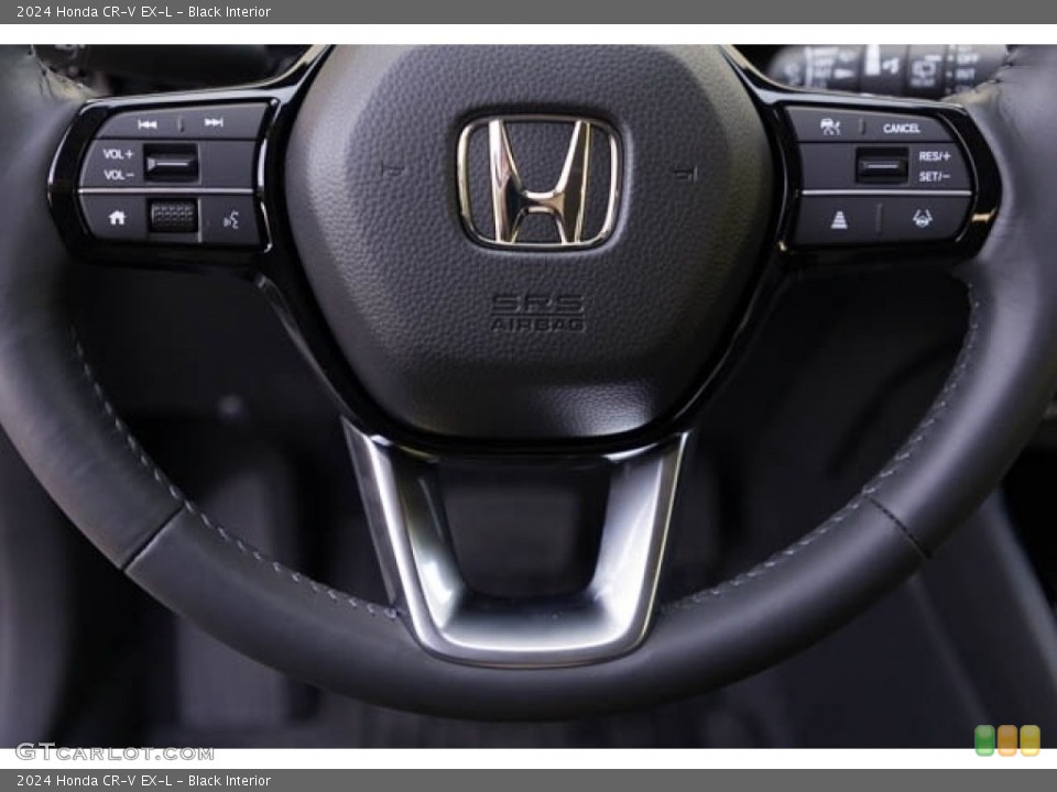 Black Interior Steering Wheel for the 2024 Honda CR-V EX-L #146581108