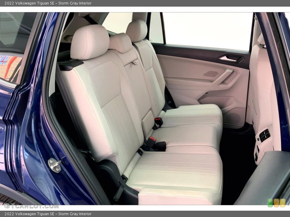 Storm Gray Interior Rear Seat for the 2022 Volkswagen Tiguan SE #146582172