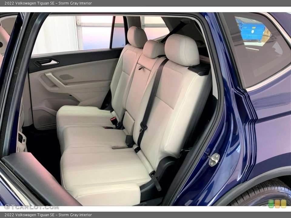 Storm Gray Interior Rear Seat for the 2022 Volkswagen Tiguan SE #146582196