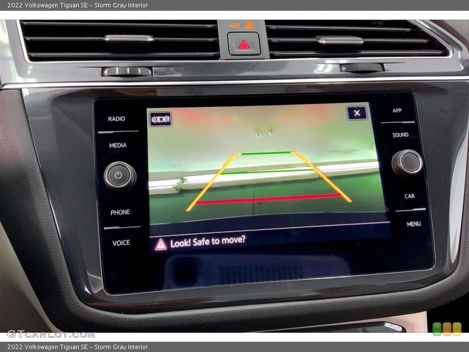 Storm Gray Interior Controls for the 2022 Volkswagen Tiguan SE #146582290
