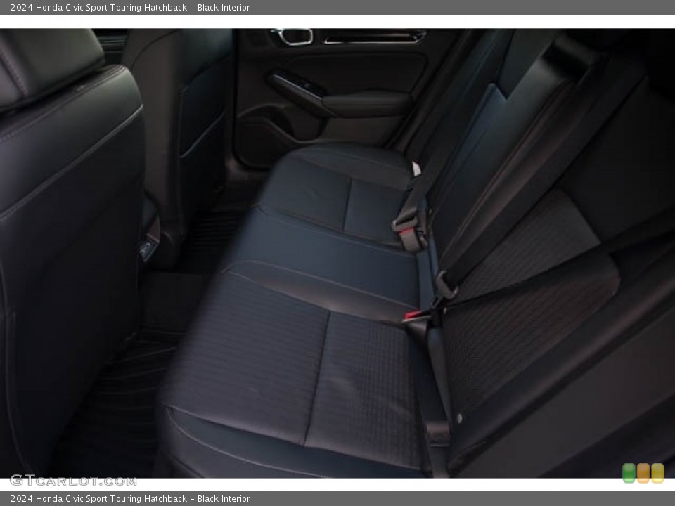 Black Interior Rear Seat for the 2024 Honda Civic Sport Touring Hatchback #146582898