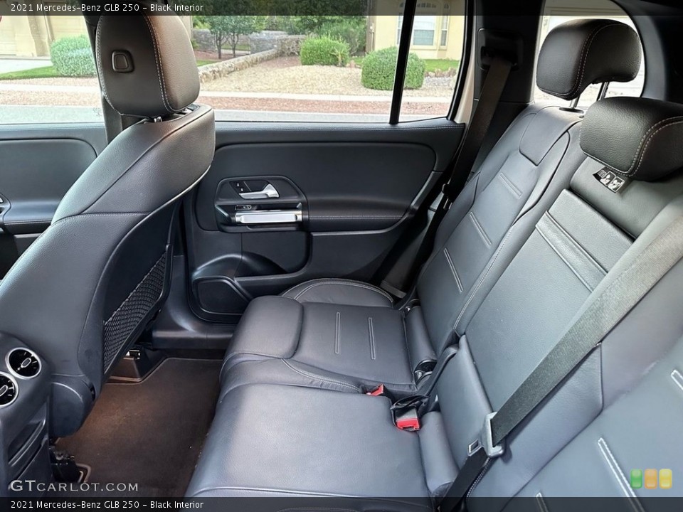 Black Interior Rear Seat for the 2021 Mercedes-Benz GLB 250 #146583162