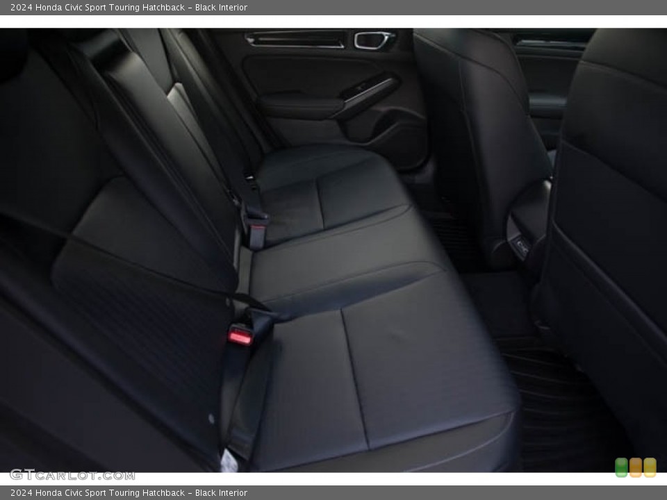 Black Interior Rear Seat for the 2024 Honda Civic Sport Touring Hatchback #146583174