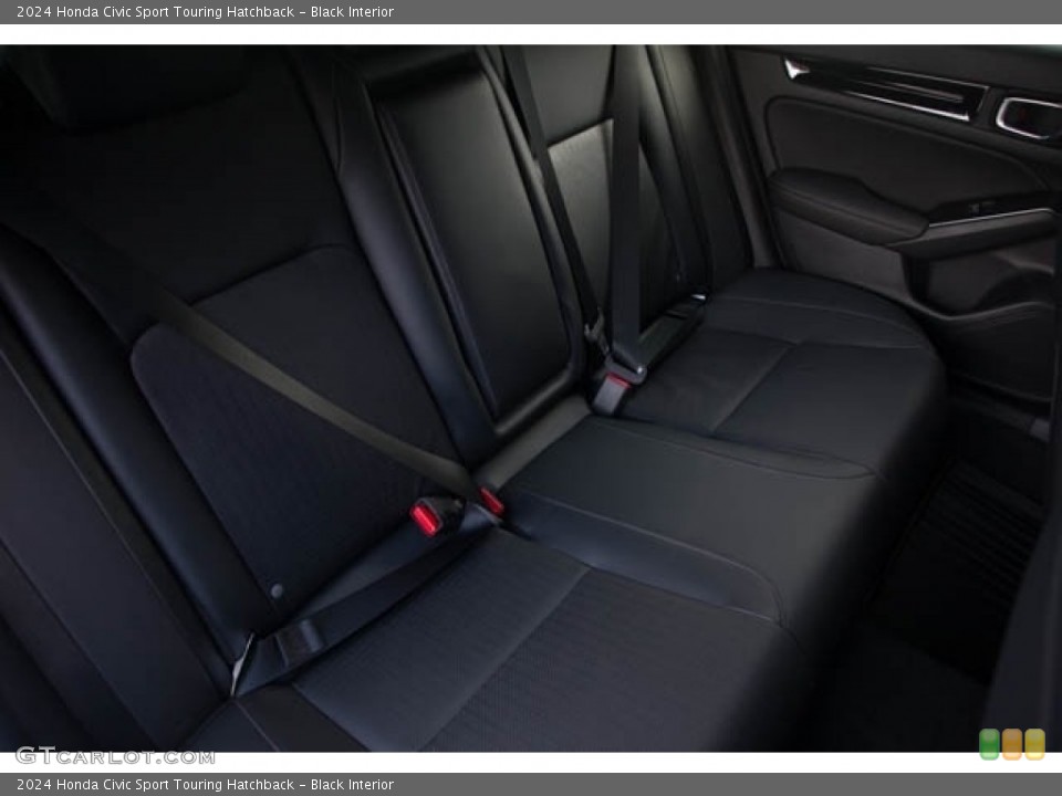 Black Interior Rear Seat for the 2024 Honda Civic Sport Touring Hatchback #146583195