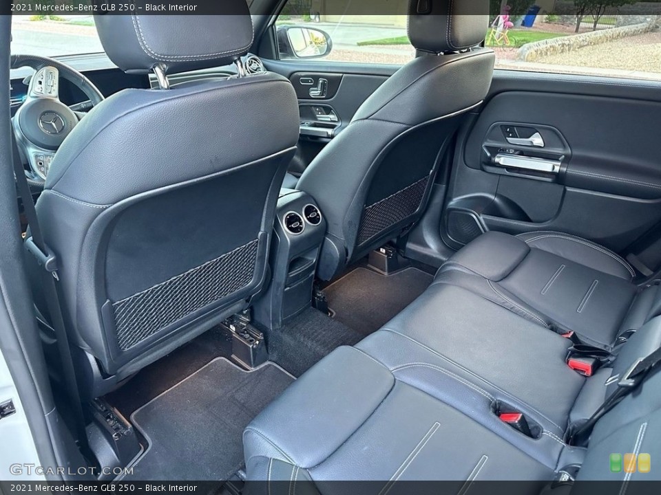 Black Interior Rear Seat for the 2021 Mercedes-Benz GLB 250 #146583200