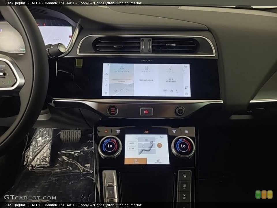 Ebony w/Light Oyster Stitching Interior Controls for the 2024 Jaguar I-PACE R-Dynamic HSE AWD #146583350