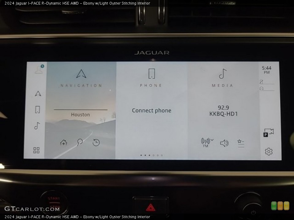 Ebony w/Light Oyster Stitching Interior Controls for the 2024 Jaguar I-PACE R-Dynamic HSE AWD #146583370
