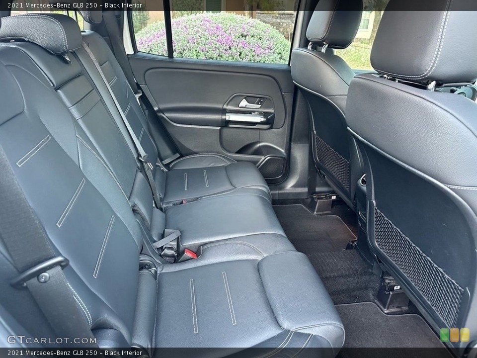 Black Interior Rear Seat for the 2021 Mercedes-Benz GLB 250 #146583434