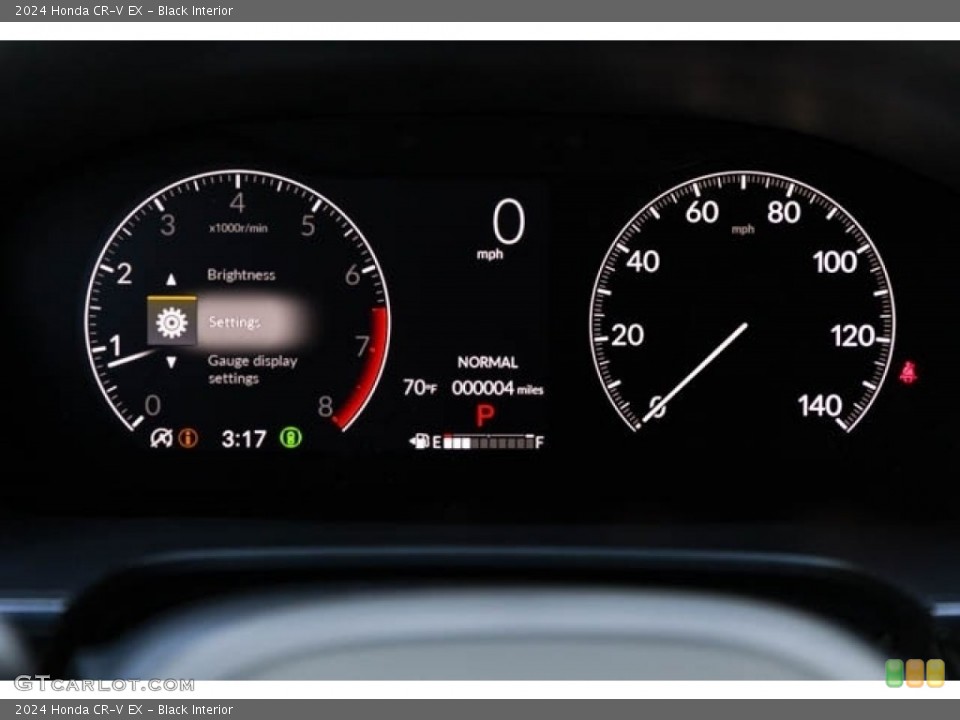 Black Interior Gauges for the 2024 Honda CR-V EX #146583495