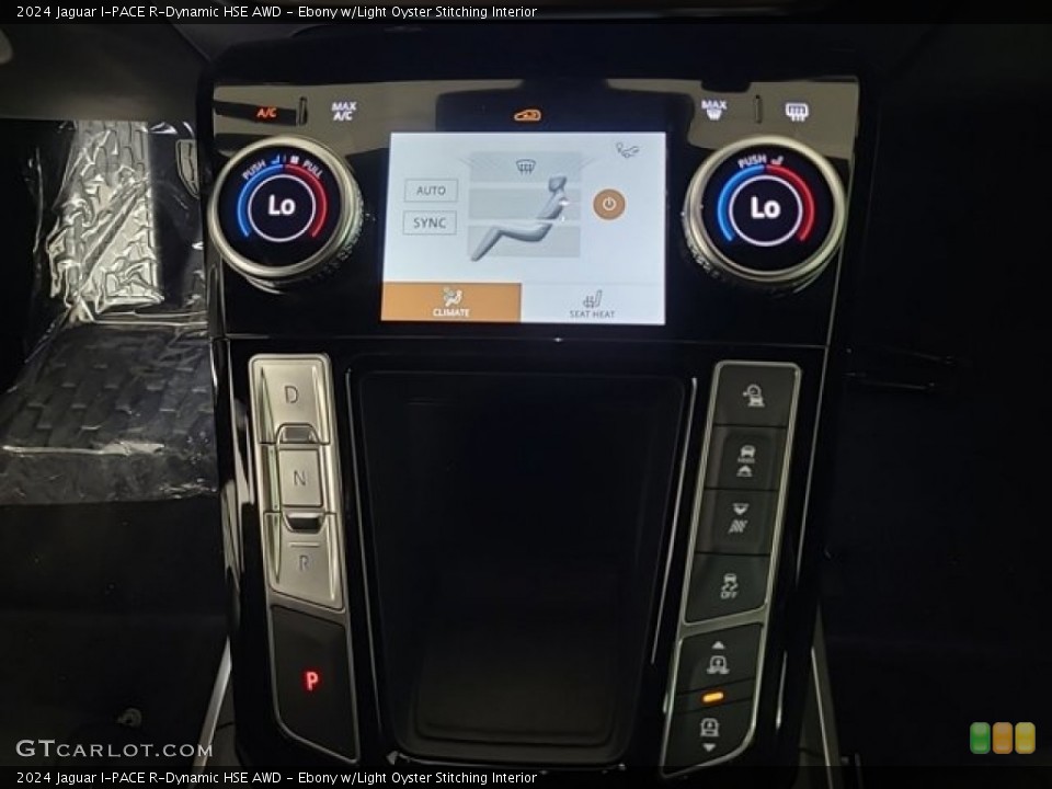 Ebony w/Light Oyster Stitching Interior Controls for the 2024 Jaguar I-PACE R-Dynamic HSE AWD #146583511