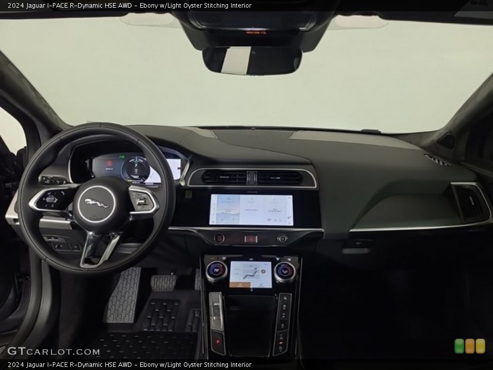 Ebony w/Light Oyster Stitching Interior Dashboard for the 2024 Jaguar I-PACE R-Dynamic HSE AWD #146583615
