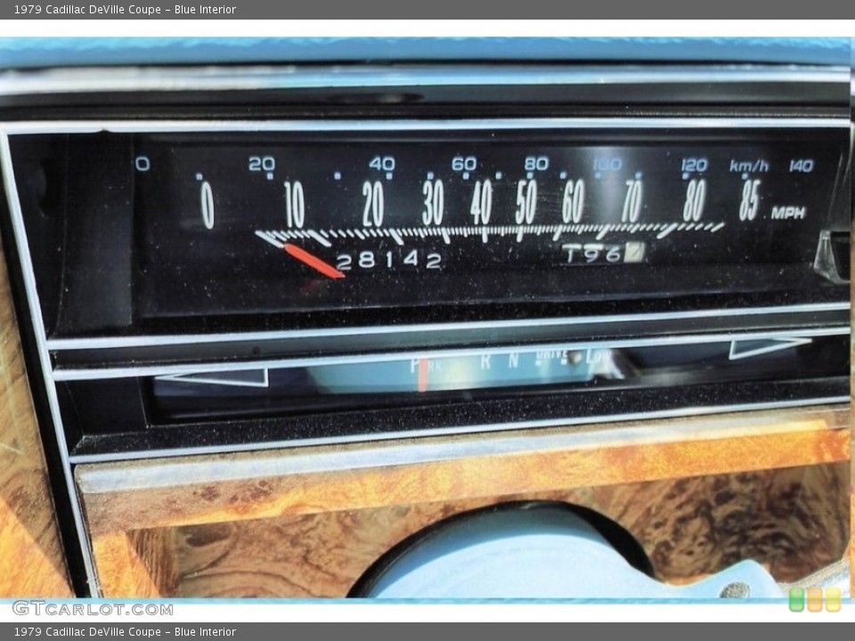 Blue Interior Gauges for the 1979 Cadillac DeVille Coupe #146583705