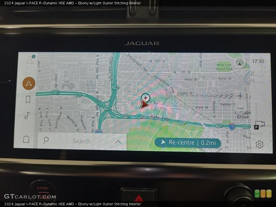 Ebony w/Light Oyster Stitching Interior Navigation for the 2024 Jaguar I-PACE R-Dynamic HSE AWD #146583933