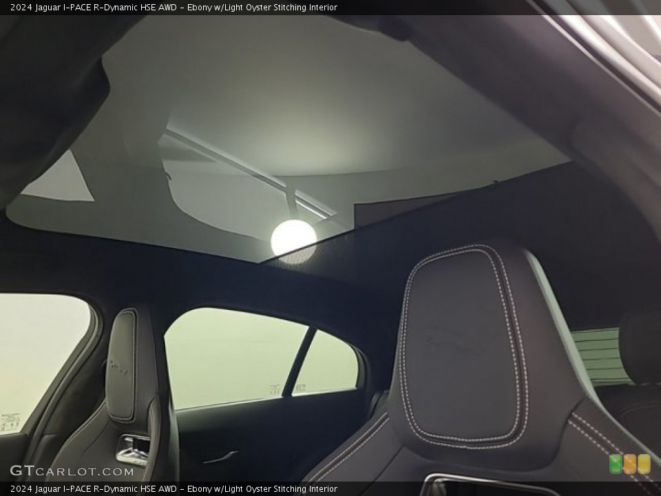 Ebony w/Light Oyster Stitching Interior Sunroof for the 2024 Jaguar I-PACE R-Dynamic HSE AWD #146583945