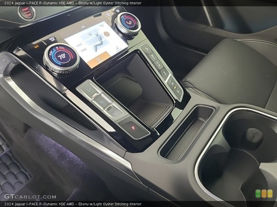 Ebony w/Light Oyster Stitching Interior Controls for the 2024 Jaguar I-PACE R-Dynamic HSE AWD #146583980