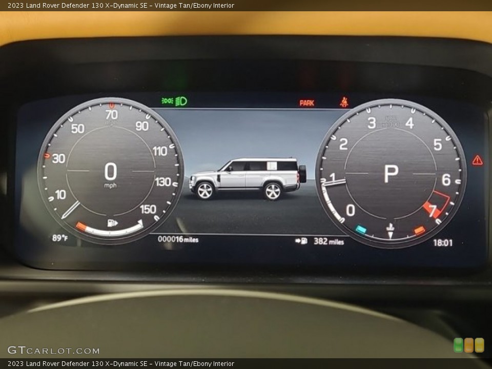 Vintage Tan/Ebony Interior Gauges for the 2023 Land Rover Defender 130 X-Dynamic SE #146584203