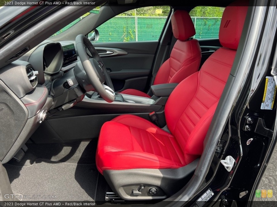 Red/Black Interior Photo for the 2023 Dodge Hornet GT Plus AWD #146584233