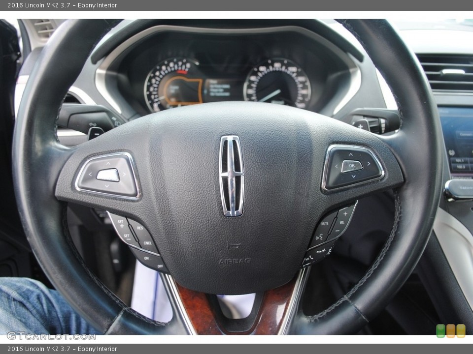 Ebony Interior Steering Wheel for the 2016 Lincoln MKZ 3.7 #146584362