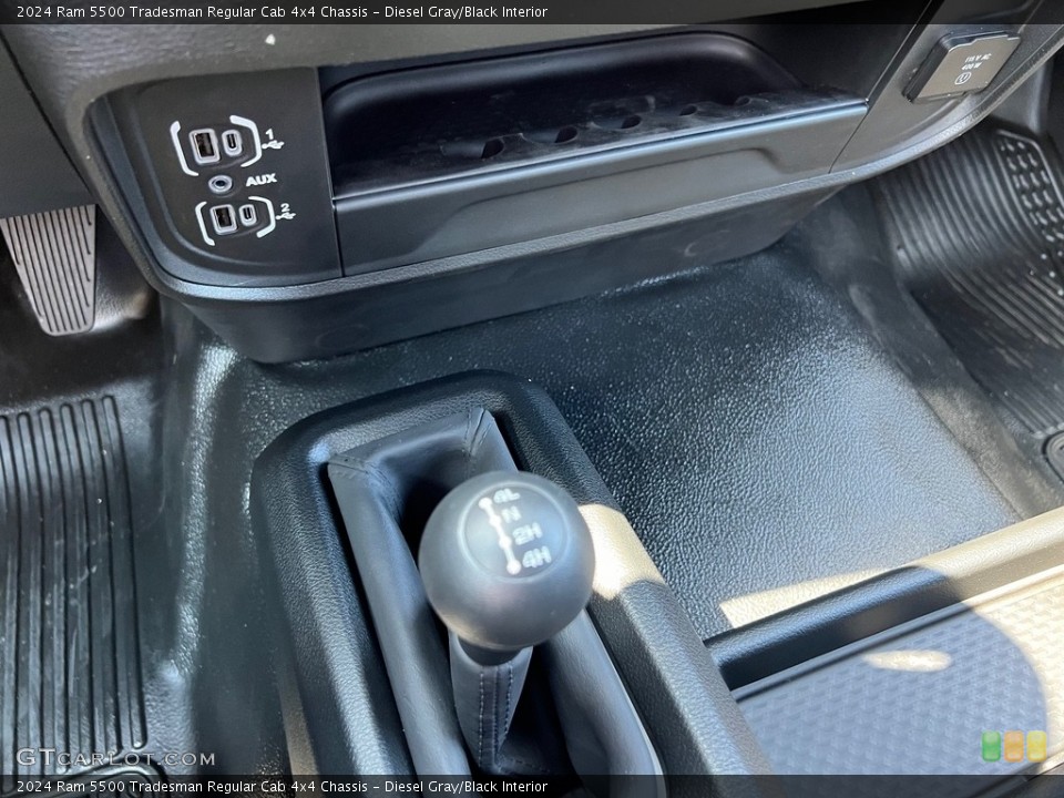 Diesel Gray/Black Interior Controls for the 2024 Ram 5500 Tradesman Regular Cab 4x4 Chassis #146584569