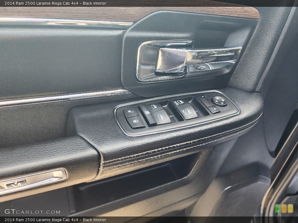 Black Interior Door Panel for the 2014 Ram 2500 Laramie Mega Cab 4x4 #146585405